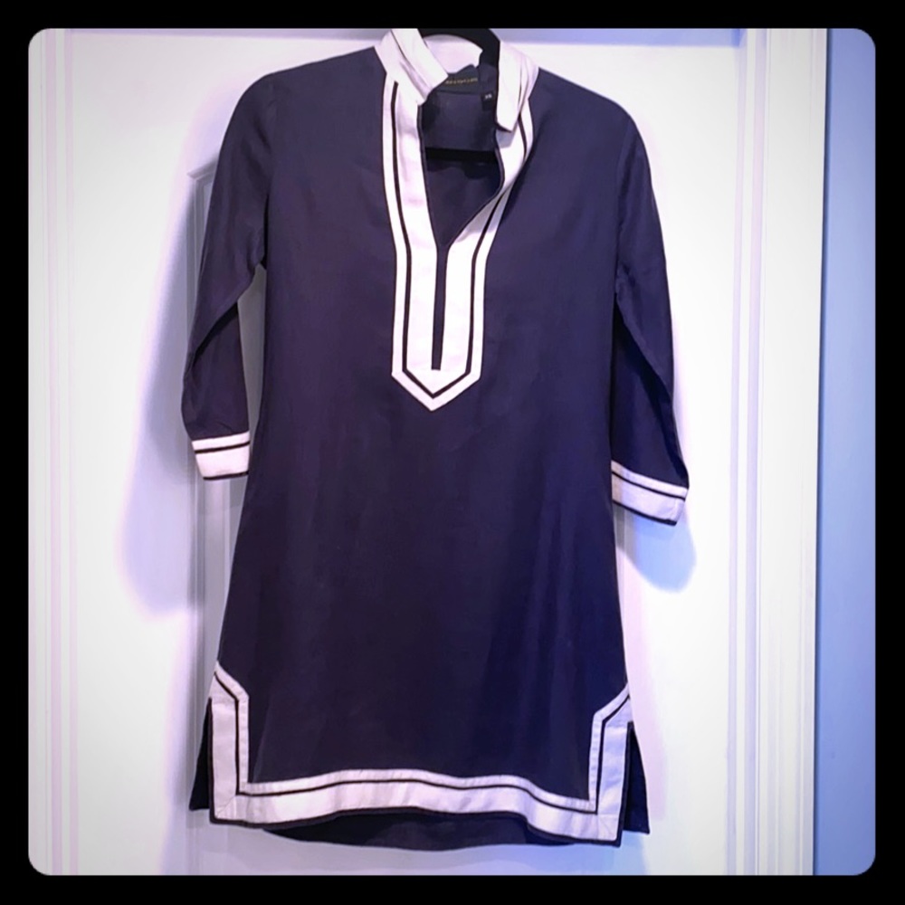 Navy/white Guru dress